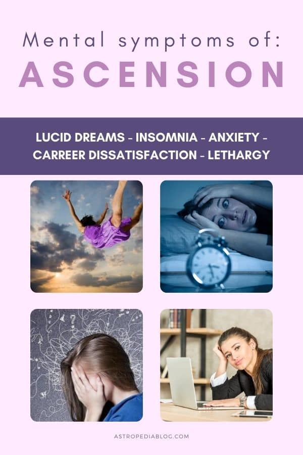 symptoms of ascension mental
