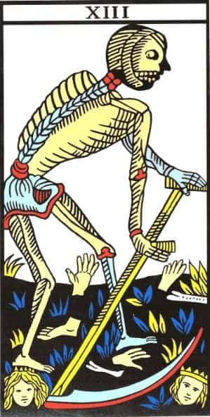 la muerte tarot de marsella