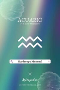 Acuario Horoscopo Mensual