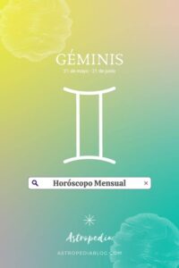 Géminis Horoscopo Mensual