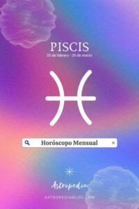 Piscis Horoscopo Mensual