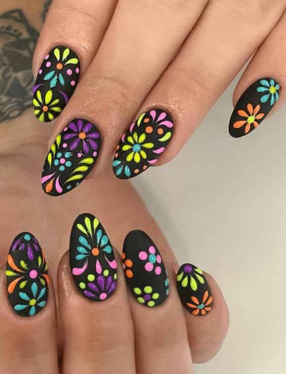 mexican nail art